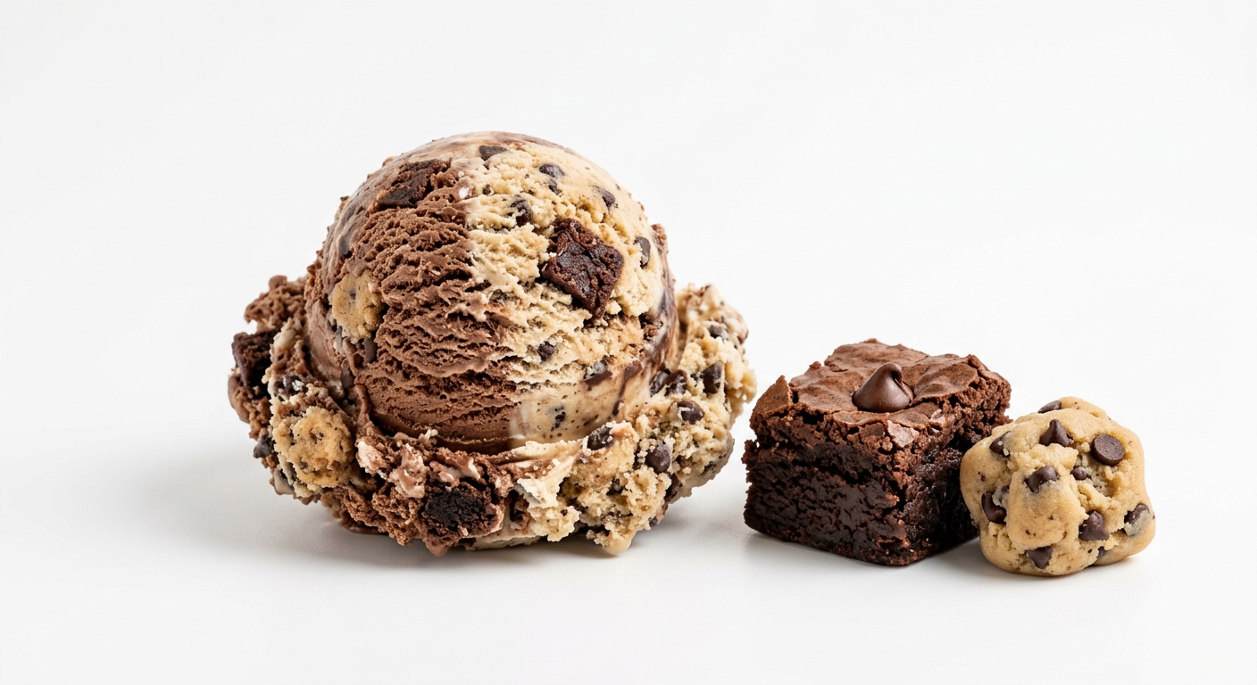 Brookie Dough ice cream scoop