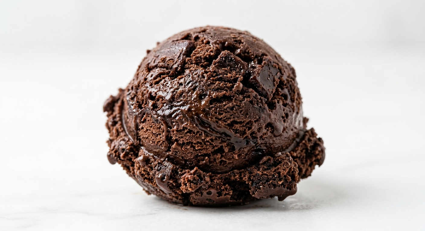 Better Brownie Batter ice cream scoop