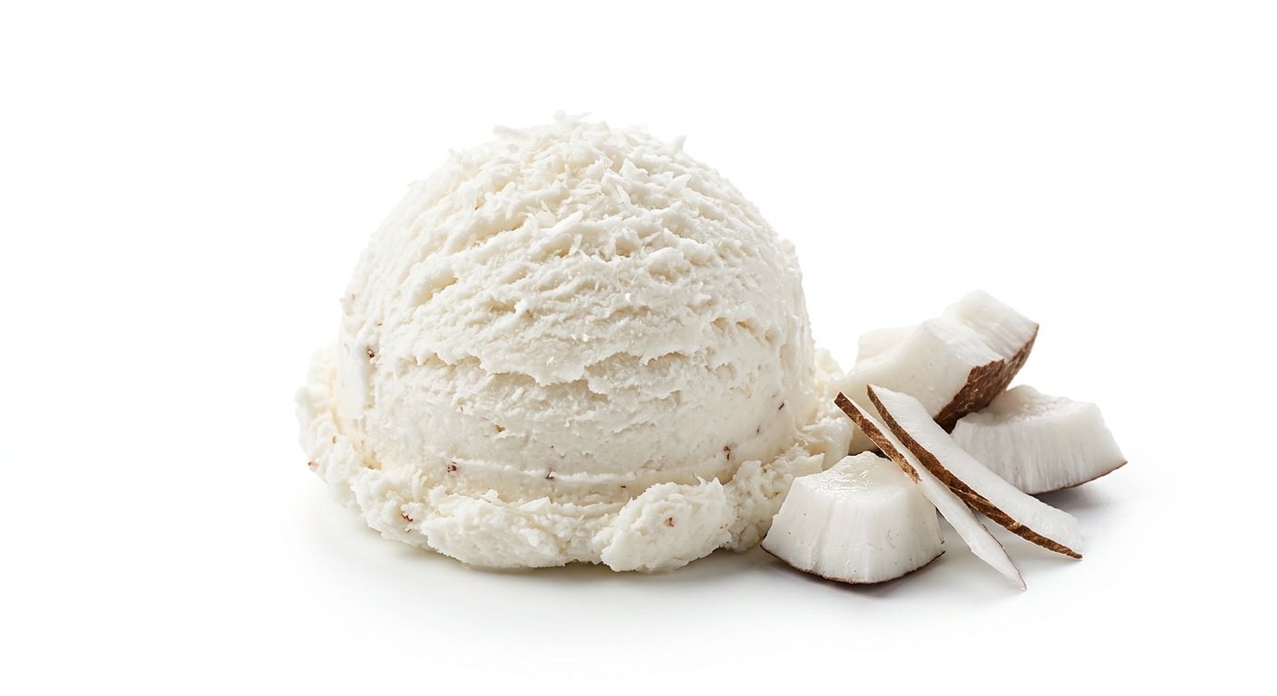 Coconut ice cream scoop