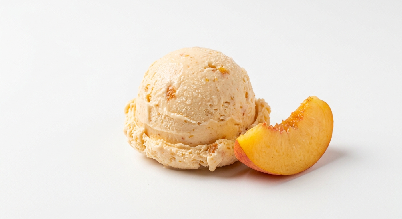 Tipsy Peach ice cream scoop